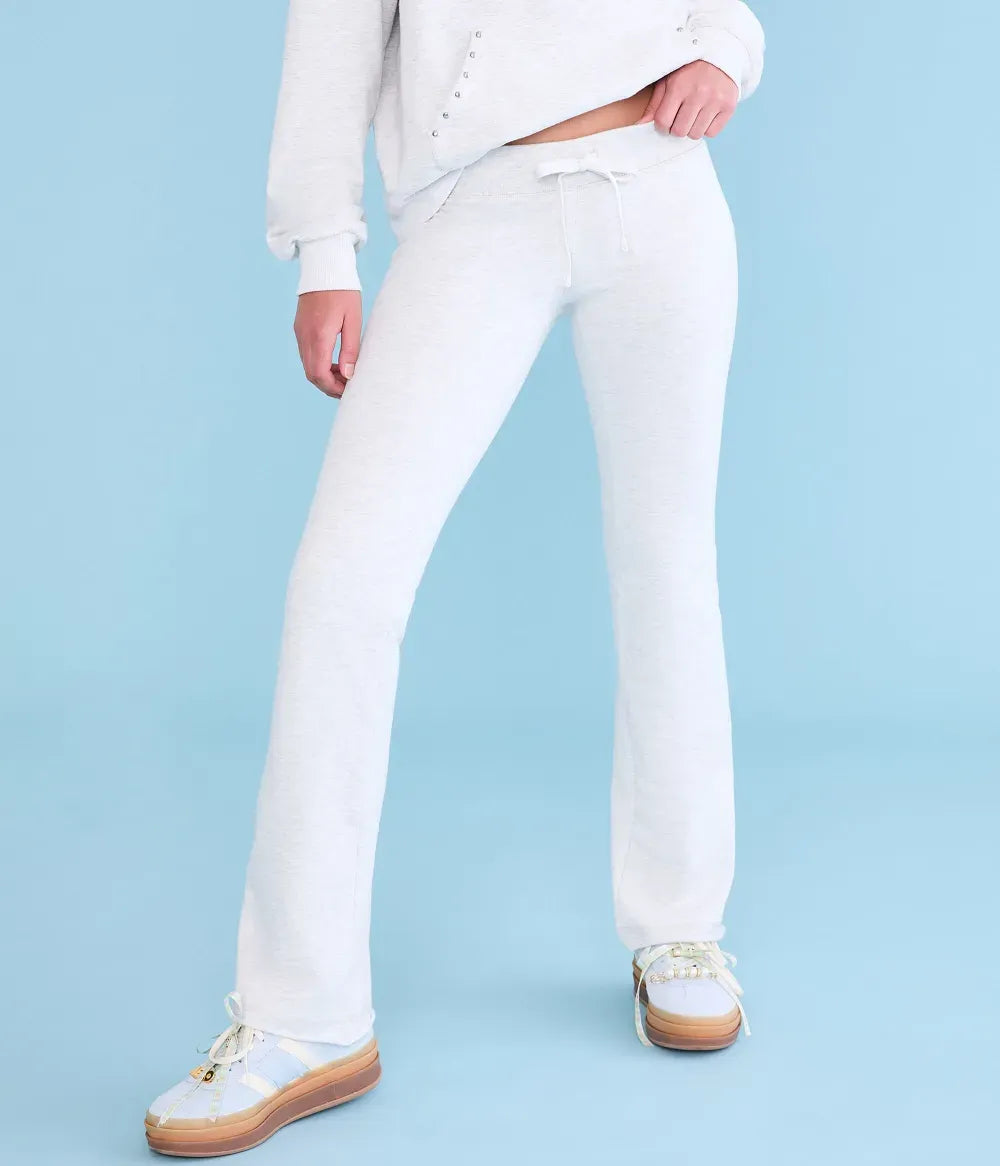 Demetra for Aero Star Studded Fit & Flare Sweatpants