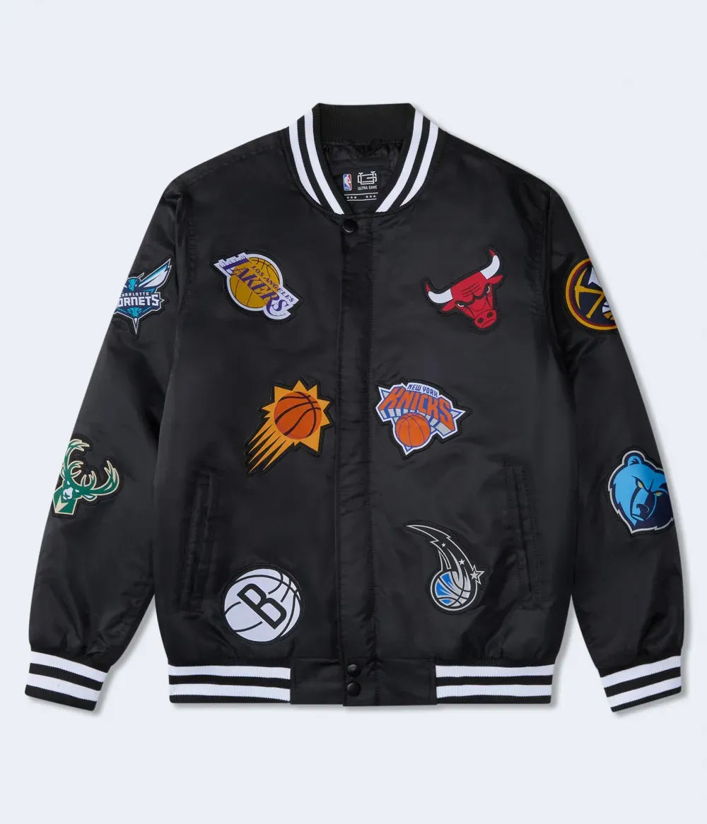 NBA Team Logos Bomber Jacket
